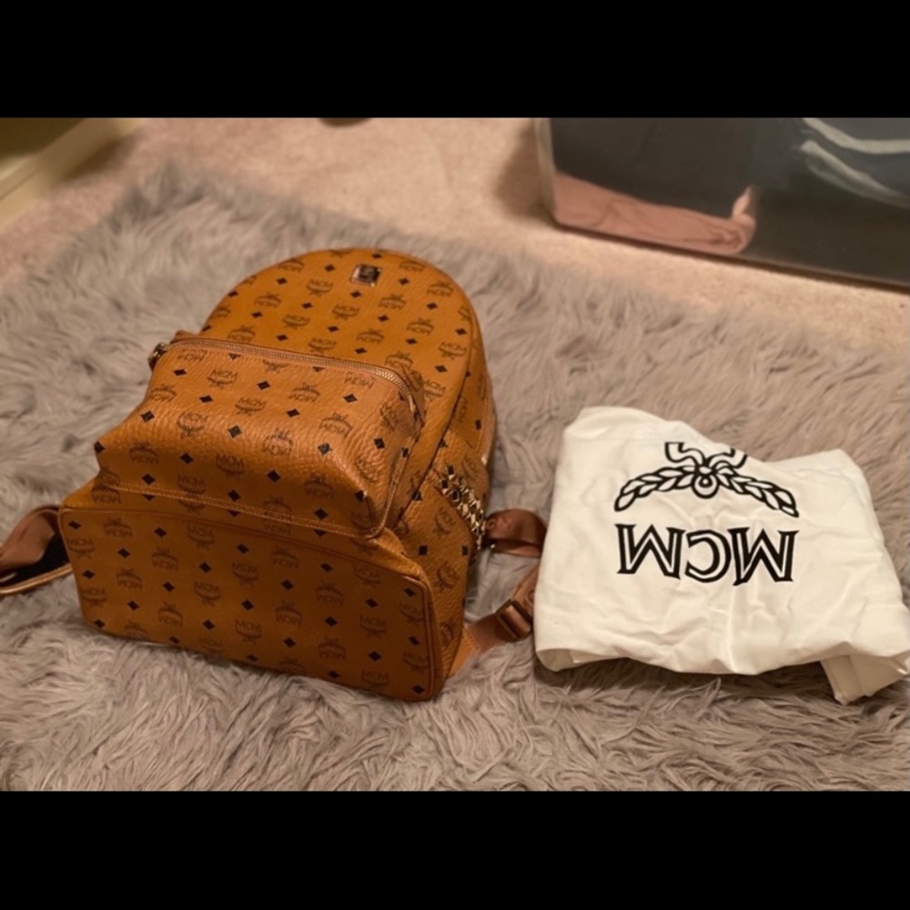 Authentic MCM Visetos large backpack